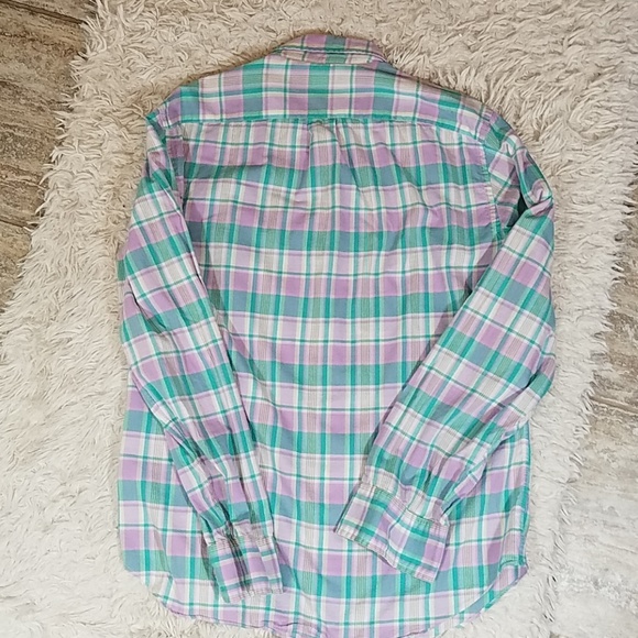 J. Crew Plaid Button Down Sz Med - Picture 4 of 5